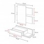 Mueble de Recibidor c/ Espejo Tekkan