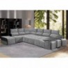 Sofá Rincón con Cama y Puff Poseidon Maxi Plus (320x350z150cm)