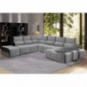 Sofá Rincón con Cama y Puff Poseidon Maxi Plus (320x350z150cm)