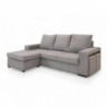 Sofá 2 Plazas + Chaise Long Reversible Liz (220x150cm)