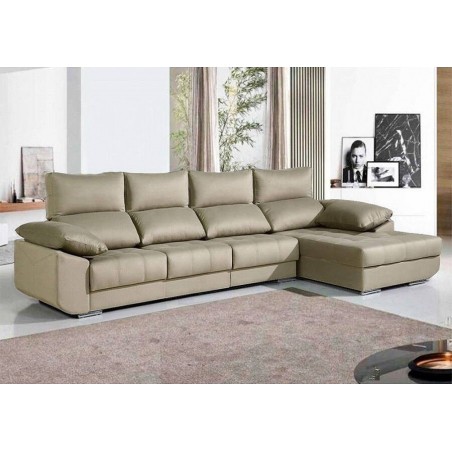 Sofá 3 Plazas + Chaise Long Romeo (380x145cm)