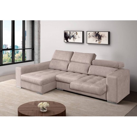 Sofá 2 Plazas + Chaise Long Verona (300x170cm)
