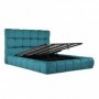 (SITE ESPANHA) Pack Cama Estofada de Casal Charme c/ Estrado, Sistema e Fundos Incl. + Colchão Opc