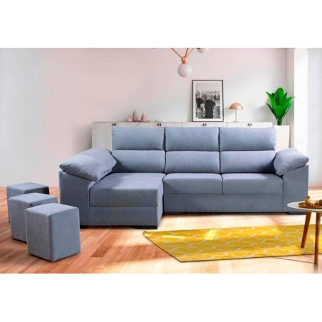 Sofá 2 Plazas + Chaise Long Camaro Special (270x150cm)