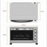 Horno Eléctrico HR 38 Litros (2000W)