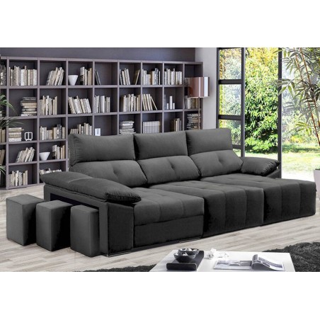 Sofá 2 Plazas + Chaise Long c/ Cama King Small (245x160cm)