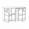 Aparador de 3 Puertas + 2 Cajones Vusher (con Luz Led)