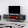 Mueble TV con Ef. Chimenea y Sis. Sonido Inc. Alfa