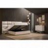 Cama Canapé Tapizada Abatible s/ Fondos Medellin + Colchón Opc.