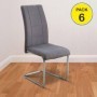 Pack de 6 Sillas San (Gris)