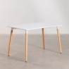 Mesa de Comedor Fija Rectangular Eames