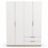 Armario 4 Puertas de abrir + 2 Cajones Ghost