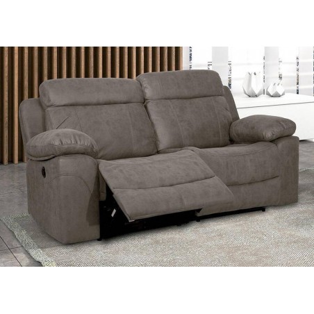 Sofá 3 Plazas (2 Asientos) Relax c/ Función Eléctrica Menfis (195x96cm)