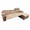 Sofá 2P + Chaise Long Relax con Función Eléctrica Menfis (276x187cm)