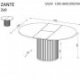 Mesa de Comedor Extensible Zante