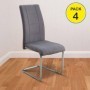 Pack de 4 Sillas San (Gris)