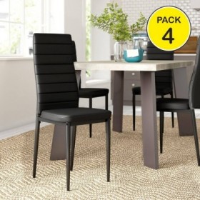 Pack de 4 Sillas Emi (Negro) Pack de 4 Sillas Emi (Negro)