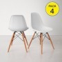 Pack de 4 Sillas Dinamarca (Blanco)