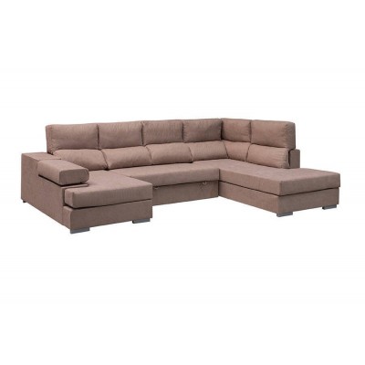 Sofá Rinconero con chaise Long y Cama Alicante (345x150 cm)
