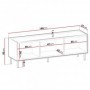 Mueble TV 3 Puertas Tewos