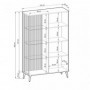 Vitrina con 2 puertas – modelo Vici