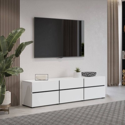 Mueble TV 3 Puertas + 3 Cajones Cross