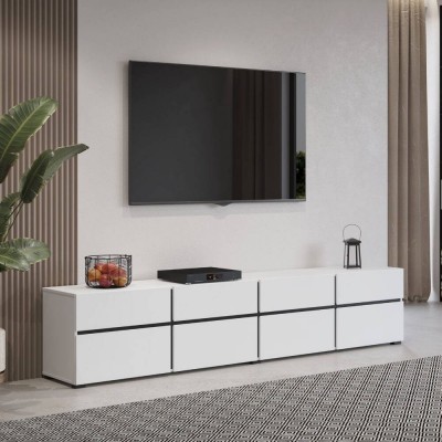 Base de TV 4 Puertas + 4 Cajones Cross