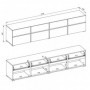 Base de TV 4 Puertas + 4 Cajones Cross