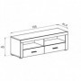 Mueble TV Texas