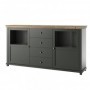 Aparador 2 Puertas + 4 Cajones Evora (c/ Luz LED)