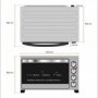 Horno Eléctrico HR 38 Litros (2000W)