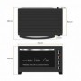 Horno Eléctrico HR 38 Litros (2000W)