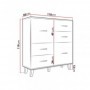 Mueble Bar 2 Puertas + 4 Cajones Sanna