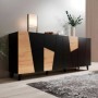 Salón Completo Etna (Negro/Dab Craft)