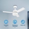 Ventilador de Techo Skyeco 42'' con Luz
