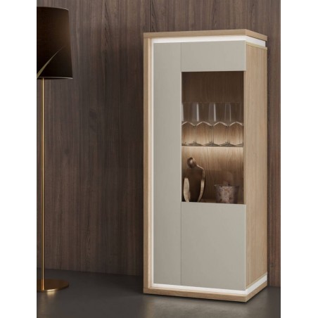 Vitrina Dore con 1 Puerta Derecha (Sin Luz LED)