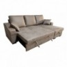 Sofá 3P Chaise Long Reversível C/ Cama Corea