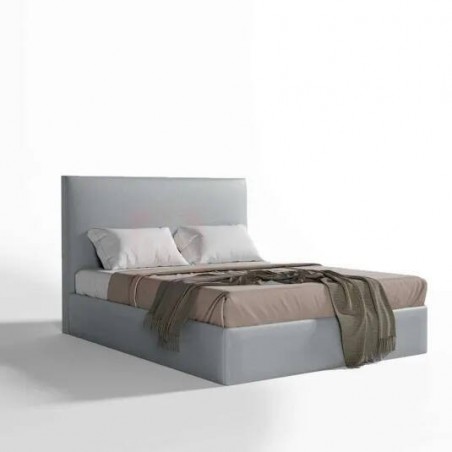 Cama Tapizada Abatible Madrid c/ Baúl + Colchón Opc.