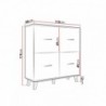 Mueble Bar 4 Puertas Sanna