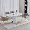 Mesa de Comedor Extensible Aura (124-164x100cm)