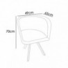 Pack Mesa de Cocina Teca + 4 Sillas Teca