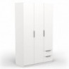 Armario 3 Puertas de abrir + 2 Cajones Ghost