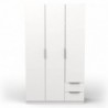 Armario 3 Puertas de abrir + 2 Cajones Ghost