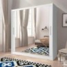 Armario 2 puertas correderas con espejo Maja 6
