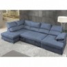 Sofá Riconera con Chaise Long y Cama Afrodite (150x350x200cm)