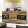 Aparador 2 Puertas + 3 Cajones Baros (c/ Luz LED)