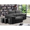 Sofá 1 Plaza + Chaise Long c/ Cama King (195x160cm)