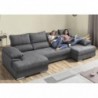 Sofá 2 Plazas con Doble Chaise Afrodite (380x150cm)