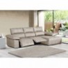 Sofá 2 Plazas + Chaise Longue con Doble Relax Eléctrico Hades (300x165cm)