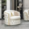 Sillón Lugano Capitoné y Oro
